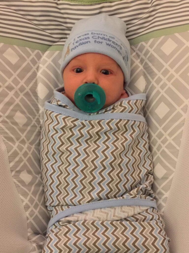 The classic wide-eyed look of evening colic.