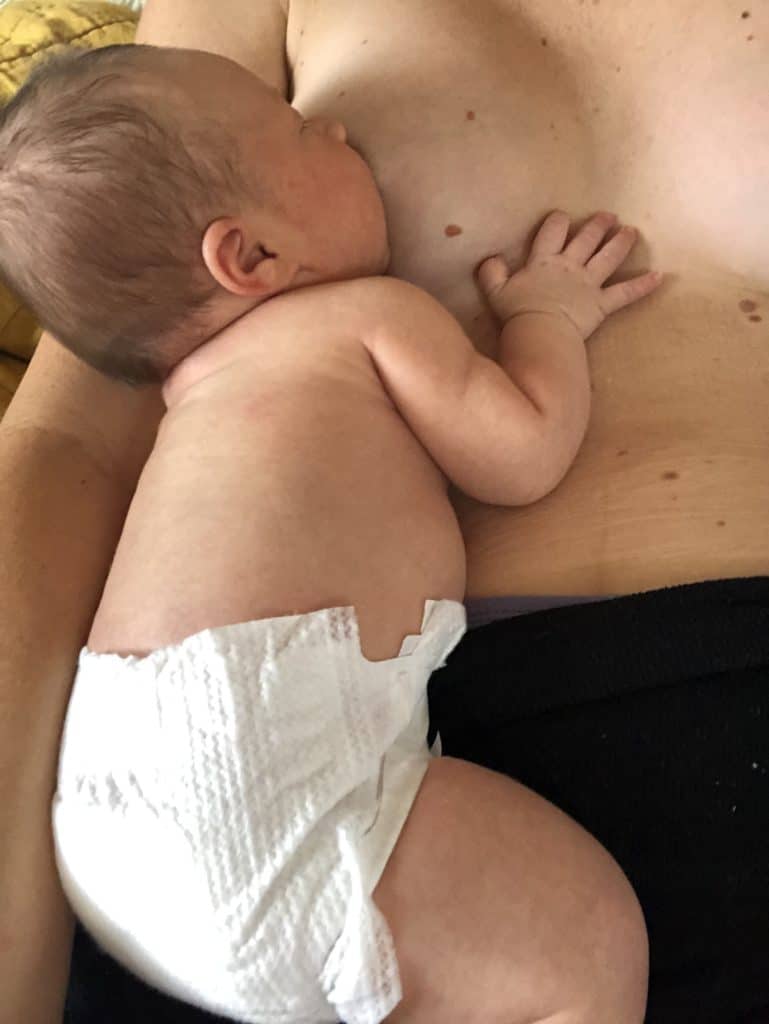 Baby feeding after induced lactation