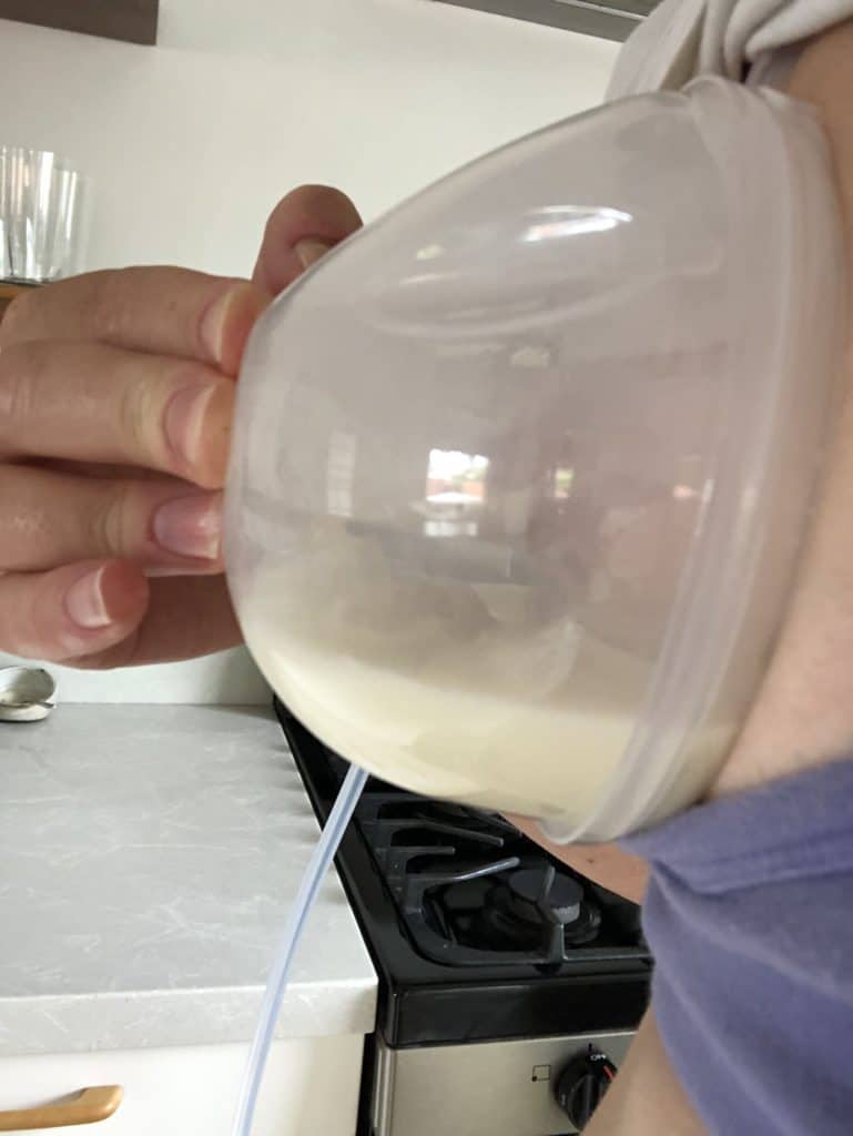 Lactating person doing exclusive pumping