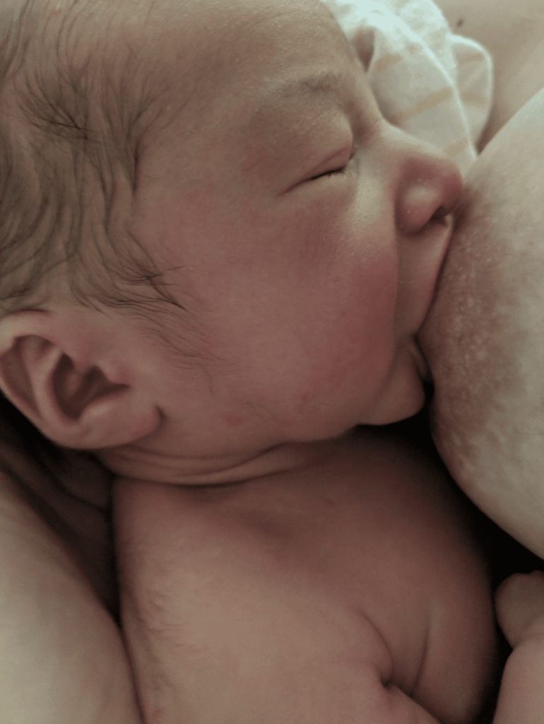 Newborn breastfeeding