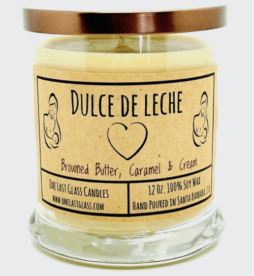 Dulche De Leche Breastfeeding Candle from One Last Glass Candle