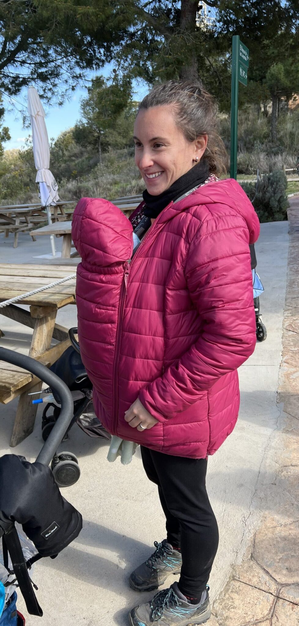 Babies love to be close to mom!