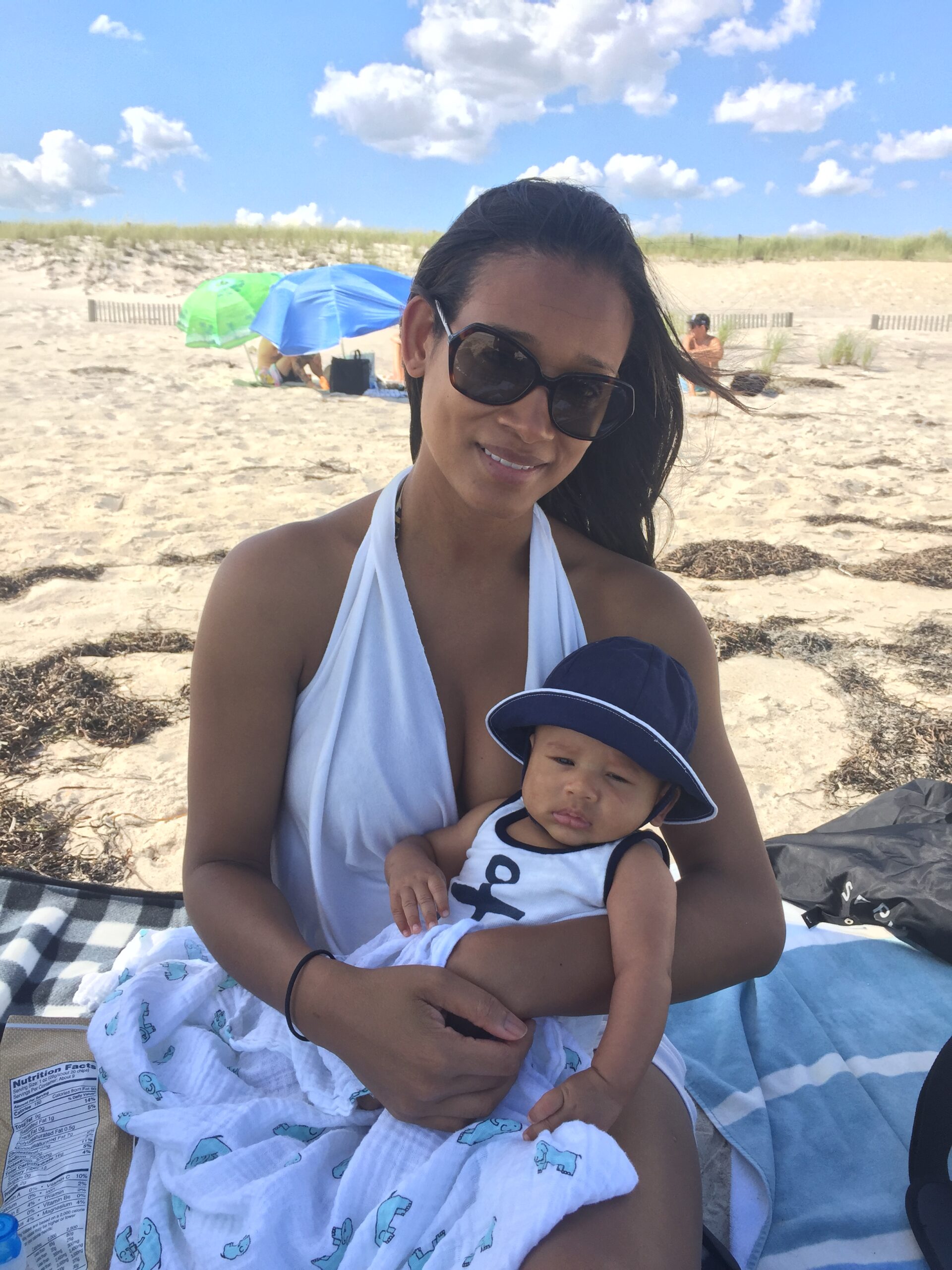 Handouts 2 Mom at beach with baby