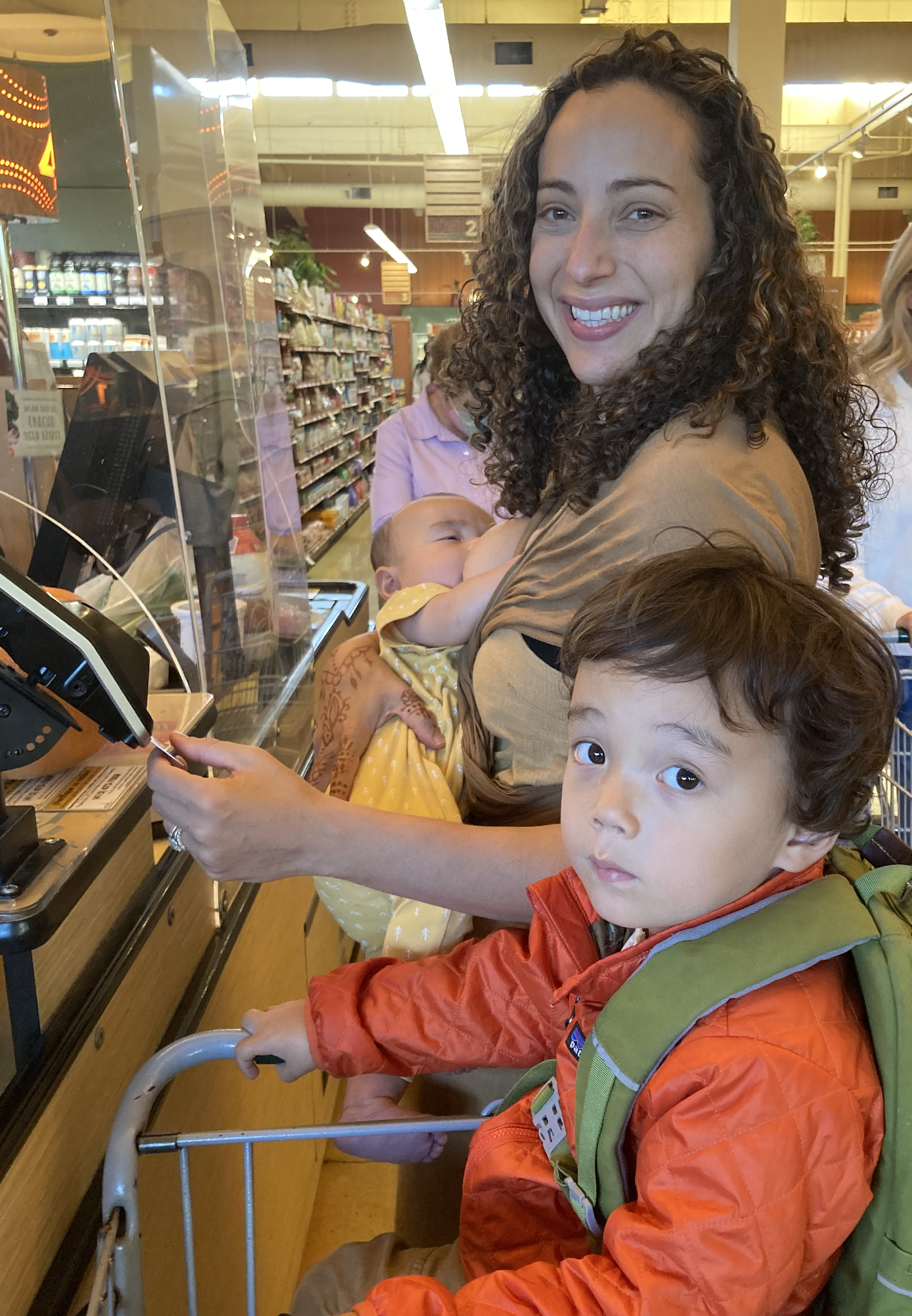 Baby too young to be distracted