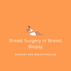 Breast Surgery or Breast Biopsy - Surgery and Breastfeeding Graphic