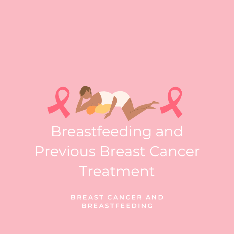 Breastfeeding and Previous Breast Cancer Treatment - Breast Cancer and Breastfeeding Graphic