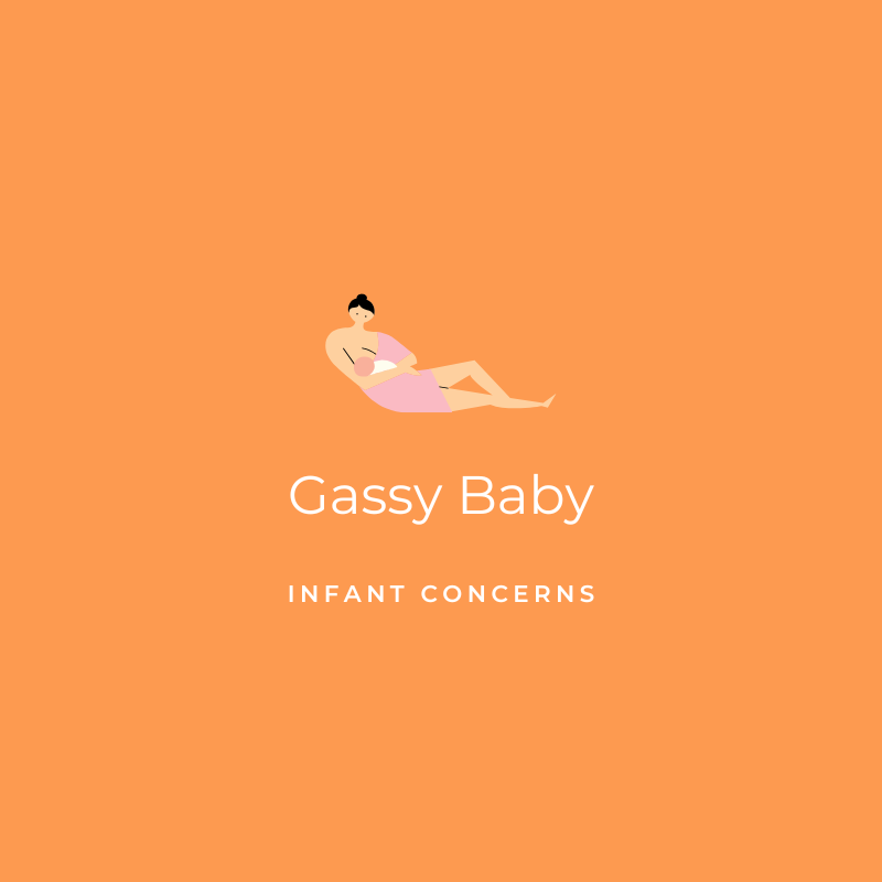 Gassy Baby - Infant Concerns Graphic