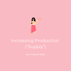 Increasing Production - Supply - Mythbusters Graphic