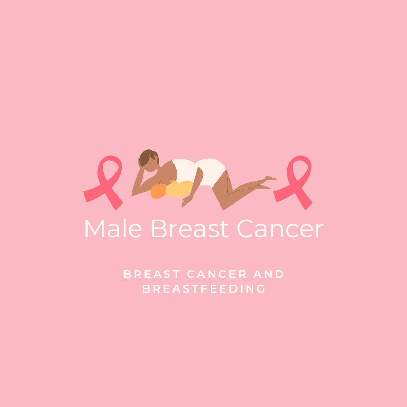 Male Breast Cancer - Breast Cancer and Breastfeeding Graphic